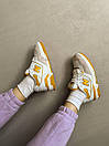 Кросівки жіночі білі з жовтим New Balance 550 White Yellow (08063), фото 8