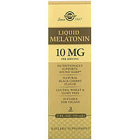 Жидкий мелатонин SOLGAR "Liquid Melatonin" вкус черной вишни, 10 мг (59 мл)