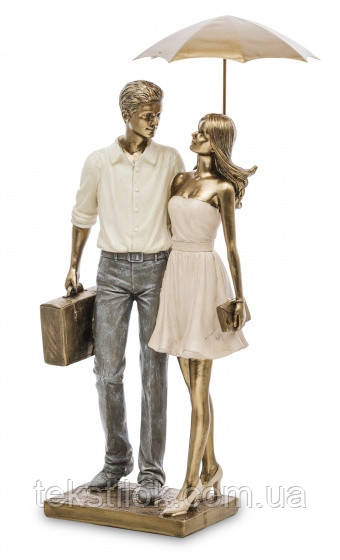 Статуетка Пара під парасолькою 40 см., фото 1