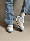 Кросівки жіночі білі з голубим New Balance 550 White Blue (07974), фото 8