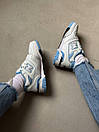 Кросівки жіночі білі з голубим New Balance 550 White Blue (07974), фото 9