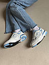 Кросівки жіночі білі з голубим New Balance 550 White Blue (07974), фото 10