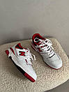 Кросівки жіночі білі з червоним New Balance 550 Red (07867), фото 8