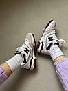 Кросівки жіночі білі з бордовим New Balance 550 Burgundy (07868), фото 8