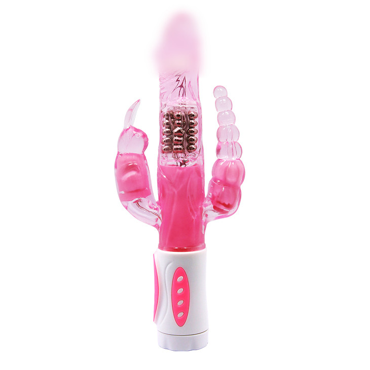 Вібратор кролик Pretty Bunny Triple Pleasure Vibrator, 22,3х3,2 см.
