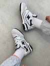 Кросівки жіночі білі з чорним New Balance 550 White Black (07816), фото 9