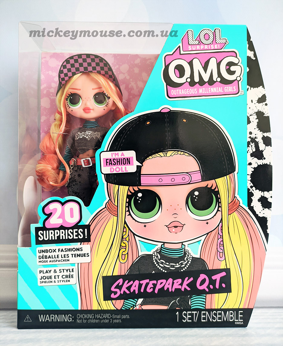 Ляльковий набір LOL Surprise OMG S6 Леді Скейтер  LOL Surprise OMG Skatepark Q.T. Fashion Doll 580423