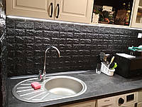 Lb 3д панель самоклеющаяся для стен коридора мягкая декоративная 3D самоклейка обои под черный кирпич