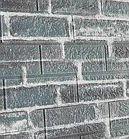 Al Панель 3D самоклейка стінова м'яка самоклейна декор 3д вологостійкі шпалери під сіру екатеринославську цеглу 700x770x5 мм