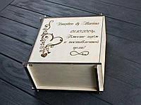 Семейный бюджет - сувенирная деревянная коробка для денег