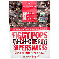 Made in Nature, Organic Figgy Pops, Ch-Ch-Chery Supersnacks, 4.2 oz (119 g) - Оригинал