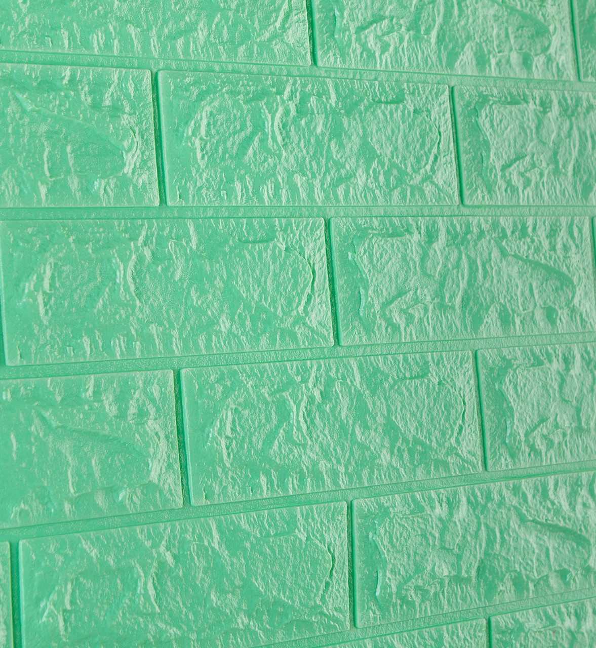 Go Панель 3D самоклейка стінова м'яка самоклейна декор 3д вологостійкі шпалери під м'ята цегла 700x770x7мм