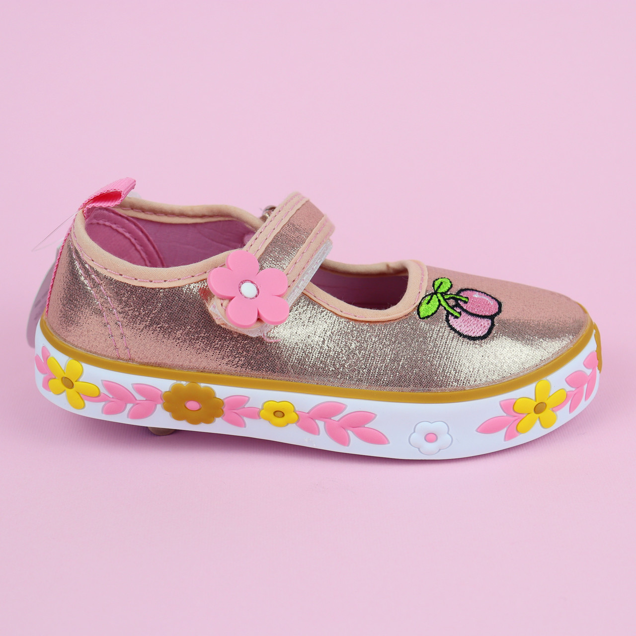 9057D Текстильные розовые туфли для девочки тм Том.м - фото 4 - id-p572325627