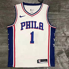 Біла баскетбольна майка джерсі Харден 1 Філадельфія Nike Harden Philadelphia 76ers