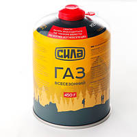 Газовий балон Сила 450 г нарізне з'єднання