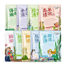Тканинна маска Bioaqua з екстрактом алое віра Natural Extract Aloe Moisturizing Mask, фото 3