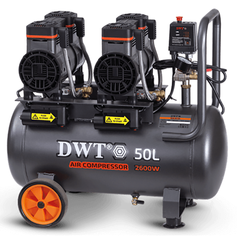 Компресор повітряний без масляний DWT К26-50 OA-CU