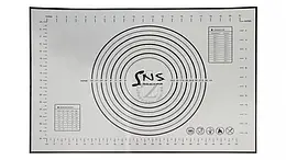 Килимок силіконовий для випічки і розкочування з розміткою 60 х 40 см