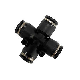 З'єднання цангове Х-подібне для поліуретанових та ін. шлангів 4 мм INTERTOOL PT-2365 pwtl