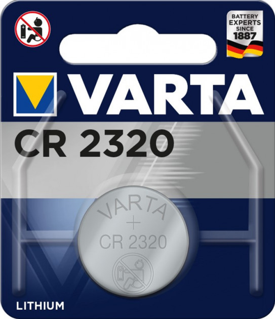 Дискова батарейка VARTA Cell Lithium 3V CR2320 (135mAh) (C1)
