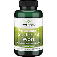Звіробій, St. John's Wort, Swanson, 375 мг, 120 капсул