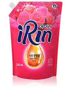 Ополіскувач для білизни Irin Fabric Softener Pink Rose 2.1 л м'яке паковання