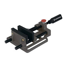 Лещата свердлильні 100 мм, система швидкої фіксації INTERTOOL HT-0093 Лещата для свердління