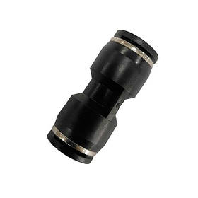 З'єднання цангове пряме для поліуретанових та ін. шлангів 6*6 мм INTERTOOL PT-2391