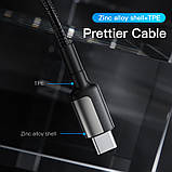 Кабель USB Type-C to Type-C (1m) PD 65W і QC 3.0 шнур швидкої зарядки KUULAA, фото 2