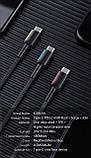 Кабель USB Type-C to Type-C (1m) PD 65W і QC 3.0 шнур швидкої зарядки KUULAA, фото 9