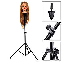 Штатив підлоговий для манекен голови тримач тринога для манекена підставка