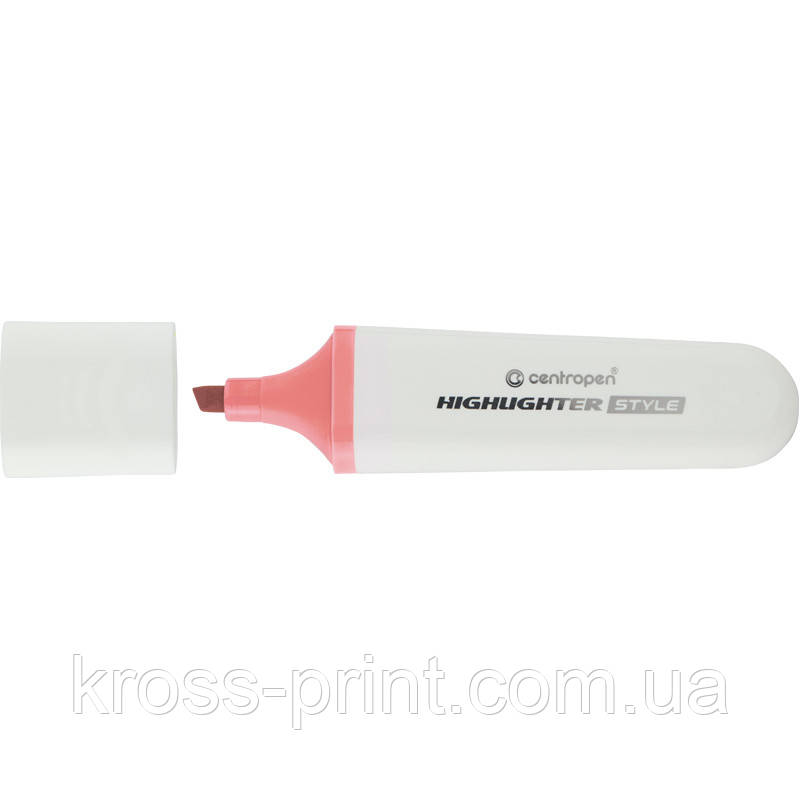 Маркер Highlighter Style 6252 1-4,6 мм клин. пастел. рожевий