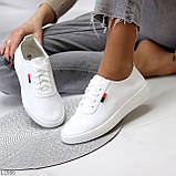 Невагомі повсякденні білі жіночі кеди в асортименті колір на вибір (взуття жіноче), фото 2