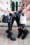 Эффектная дизайнерская бежевая сумка бочонок кроссбоди через плечо (обувь женская), фото 10