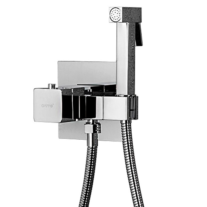 Змішувач для гігієнічного душу GAPPO прихованого монтажу хром латунь G7207-40, фото 1