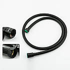 Змішувач для гігієнічного душу GAPPO прихованого монтажу чорний латунь G7217-6, фото 5