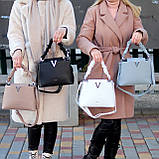 Функциональная стильная бежевая женская сумка в ассортименте цвет на выбор (обувь женская), фото 5
