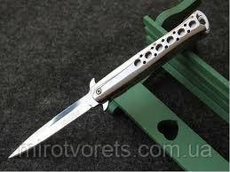 Ніж викидний Tactical line, chrome, фото 1