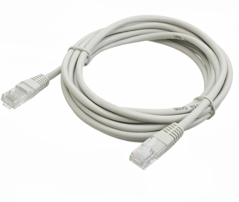 Патч-корд UTP CAT.5E 3м сірий (Patch cord)