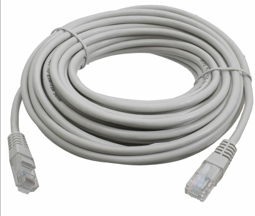 Патч-корд UTP CAT.5E 20м сірий (Patch cord)