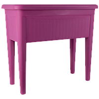 Горщик для квітів на ніжках Serinova Ayakli 60 л фіолетовий поліпропілен (11310) 76,5 х 37,5 х 28 см