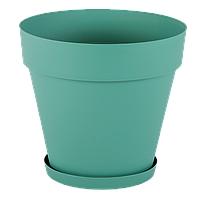 Горщик для квітів Serinova Yali 46 л зелений поліпропілен (11731) 46,5 х 42,5 см