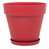 Горщик для квітів Serinova Yali 46 л червоний поліпропілен (11732) 46,5 х 42,5 см
