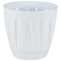 Горщик для квітів Serinova Daisy 46 л білий поліпропілен (11458) 45 х 42 см