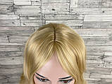 Перука довга хвиляста блонд з проділом жіноча 70см, фото 4