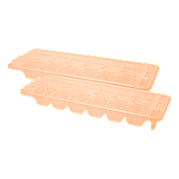 Форма для льоду Premium 2 шт помаранчева Irak Plastik