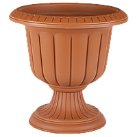 Горщик для квітів на ніжці Serinova Nergiz 47 л теракотовий поліпропілен (11502) 58,8 х 41,1 см