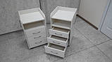 Тумба на колесах з висувними ящиками і відкритою нішею для апаратів E0003, фото 2