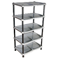 Полиця для взуття Planet срібна