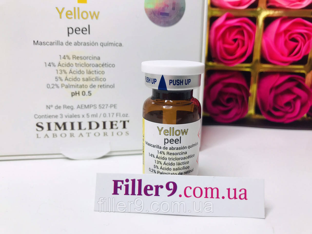 Simildiet Yellow Peel (Єлоу Пив) Жовтий пілінг з трихлороцтової кислотою, 15 мл (3 флакони по 5 мл)